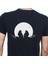 Man On The Moon T-Shirt %100 Pamuklu Siyah Penye Basic Erkek Tişört 3