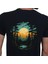 Forest T-Shirt Pamuklu Siyah Penye Basic Erkek Tişört 3