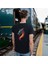 Splash Dragon T-Shirt %100 Pamuklu Siyah Penye Basic Erkek Tişört 4