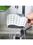 1 Adet Modern Plastik Asılabilir Lavabo Depolama Rafı, Ayarlanabilir Çıtçıtlı Mutfak Rafı 2