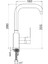 Agena Lavabo Bataryası (L Borulu) Black P903B 2