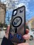 Apple iPhone 11 Uyumlu Mat Magsafe Özellikli Kelbek Desenli Hassas Metal Buton Kılıf 4