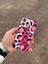 Apple iPhone 15 Pro Max Karbonfiber Leopar Pembe Telefon Kılıfı 1