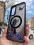 Samsung Galaxy A25 Uyumlu Mat Magsafe Özellikli Kelbek Desenli Hassas Metal Buton Kılıf 4