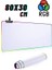 Rgb Düz Beyaz Su Geçirmez Gaming Işıklı Oyuncu Mousepad 1