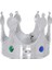 Plastik Kral Tacı Gümüş Renk Çocuk Boy 45 cm (4767) 1