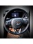Dikişli Direksiyon Kılıfı Siyah Deri Noktalı Deri Siyah Dikişli Toyota Corolla Için 1