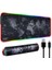 Rgb Dünya Harita Desenli Mouse Pad LED Işıklı Su Geçirmez Gaming Mousepad 4