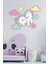 Çocuk & Bebek Odası Unicorn Ahşap Duvar Saati 1