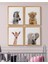 Baby Animal Bebek/çocuk Odası %100 Mdf Dekoratif Duvar Tablo Seti 4 Parça 1