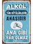 Alkol Tüm Kötülükerin Anasıdır Temalı Retro Mdf Tablo TR1029 1