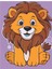 Sevimli Aslan Eğitici 12 Parça Mdf Puzzle 3