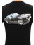 American Classic 1967 Ford M. Fastback Baskılı Özel Tasarım Siyah T-Shirt (Slim Fit) 5