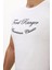 American Classic Ford Ranger Baskılı Özel Tasarım Beyaz T-Shirt (Slim Fit) 4