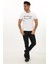 American Classic Ford Ranger Baskılı Özel Tasarım Beyaz T-Shirt (Slim Fit) 5