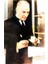 Ayakta Kahve Içen Atatürk Pvc Kaplama Hd Poster 2