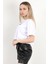 Kadın Bisiklet Yaka Good Things Baskılı T-Shirt Beyaz - 925039 3