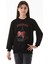Kiraz Baskılı Bisiklet Yaka Çocuk Sweatshirt 3