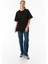 Basic Oversize Bisiklet Yaka Tişört 2