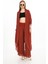 Itayan Ipek Detaylı Oversize Kaftan- Pantolon Takım 1