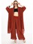 Itayan Ipek Detaylı Oversize Kaftan- Pantolon Takım 3