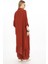 Itayan Ipek Detaylı Oversize Kaftan- Pantolon Takım 4