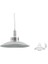 45 cm Çapında 100 Watt Günışığı, Avize Görünümlü LED Ampul, Fabrika, Atölye, Kafe Bar Mutfak Armatür 5