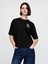 Kadın Siyah Gap Logo Organik Pamuk T-Shirt 1