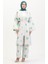 Desenli Kimono Takım 14935-04 Krem Yeşil 2