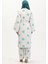 Desenli Kimono Takım 14935-04 Krem Yeşil 5