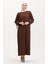 Kolu Lastikli Fermuarlı Ferace 5055-03 Taba 1