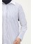 Çizgili Garnili Tunik 4822-02 Saks 4