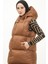 Kapüşonlu Şişme Yelek 6049-02 Taba 5