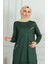 Püskül Detaylı Tunik Pantolon Ikili Takım 20042-04 Zümrüt Yeşili 3