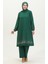 Taş Baskılı Araboy Abiye Tunik Pantolon Ikili Takım 0409-01 Zümrüt Yeşili 1