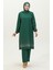 Taş Baskılı Araboy Abiye Tunik Pantolon Ikili Takım 0409-01 Zümrüt Yeşili 2