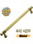 Selçuklu Metal Çizgili Altın Kulp 224 mm 22.4 cm Mobilya Çekmece Mutfak Dolabı Dolap Kapak 1