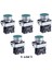 22MM Start Buton 5 Adet Metal Yeşil 1