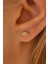 14 Ayar Altın Tragus Küpe Göz Vidalı 1