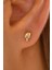 14 Ayar Altın Tragus Küpe Kuru Kafa Vidalı 1