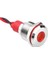 12L-P2 12 mm 12-24V Kablolu Metal Sinyal Lambası - Kırmızı 1