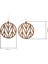 Ylndesign Wood & Craft - Lazer Kesim Doğal Yuvarlak Sallantılı Ahşap Küpe 4