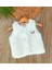 Kız Bebek Krem %100 Pamuklu Welsoft- Yünlü Lüx Peluş Yelek BBK5991 1
