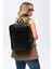 Organizer Laptop Premium Vegan Deri Sırt Laptop Çantası Unisex Crazy Kroko 1