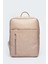 Organizer Laptop Premium Vegan Deri Sırt Laptop Çantası Unisex Bej 1