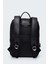 Organizer Laptop Premium Vegan Deri Sırt Laptop Çantası Unisex Siyah 4