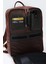 Organizer Laptop Premium Vegan Deri Sırt Laptop Çantası Unisex Taba 5