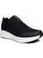 Siyah Erkek Sneaker Günlük Spor Ayakkabısı Esnek Tabanlı Rahat Ergonomik Basic Ortopedik 231 2