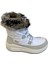 Kadın Bot (Kar) 6305 38J Jacalu Textile Upper And Leather-Pu Sole White 1