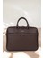 Lüx Unisex Kahverengi Laptop & Evrak Çantası 13"-14.6" Inç 1